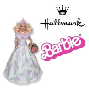 1995 HALLMARK KEEPSAKE EASTER SPRINGTIME COLLECTION BARBIE DOLL ORNAMENT